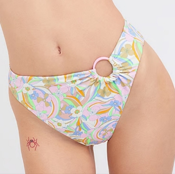 New!For Love and Lemons Devon Cheeky Bikini Bottoms - Picture 1 of 10